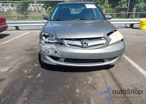 2005 Honda Civic Ex из США, поврежденный, VIN 2HGES26795H574701